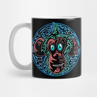 Abstract Monkey Mug